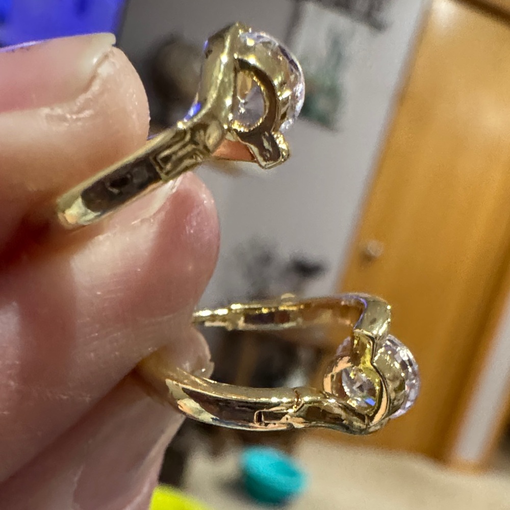 Gold Women's Earrings - Picture 4 of 6